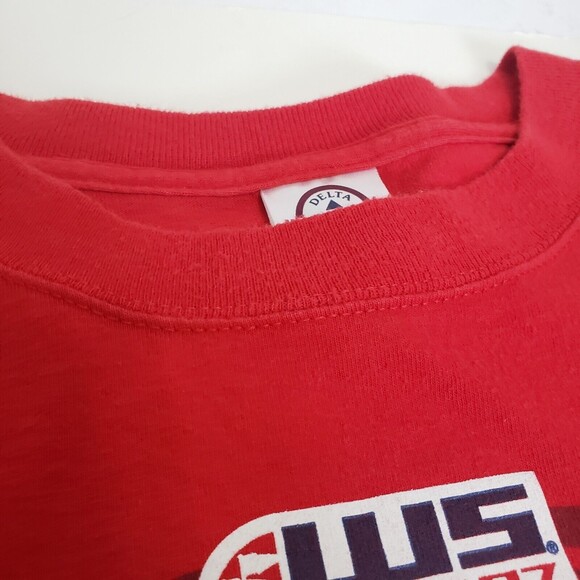 Boston Red Sox T-Shirt Mens XL 2007 World Series Champions Red Crewneck Cotton - Picture 8 of 8